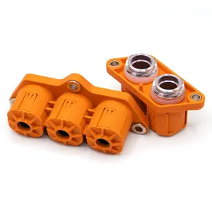 JAR Patenteado Conduit Heavy Current Connectors IP67 Waterproof Flange Through-Hole Connectors