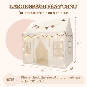 Children's Large Princess <b>Castle</b> <b>Play</b> Tent Indoor Kids Playhouse Princess <b>Castle</b> Kids Tent With Windows - Product Image 4