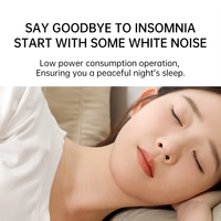 Machine à bruit blanc intelligente avec haut-parleur Bluetooth, détection automatique des pleurs de bébé, aide au sommeil, veilleuse LED, machine à sons apaisants pour enfants