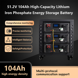 แบตเตอรี่ลิเธียมไอออนพลังงานแสงอาทิตย์ Seplos 51.2V 5Kwh 10kw แบตเตอรี่ Lifepo4 48V 200Ah 100Ah 200Ah 300Ah ระบบจัดเก็บพลังงานสำหรับบ้าน - Product Image 4