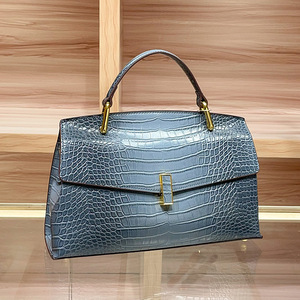 Borsa da <span class=keywords><strong>donna</strong></span> con motivo quadrato per uso quotidiano borsa Messenger da <span class=keywords><strong>donna</strong></span> alla moda alligatore - Product Image 2