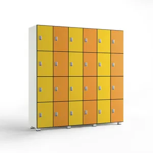 Casier de coffrets de stockage publics de Cartmay casiers en stratifié compacts imperméables de HPL avec la carte
