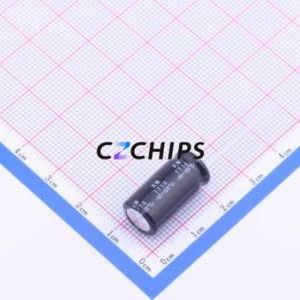 Condensador Electrolítico de Aluminio de Montaje Pasante KM1H471MG200A00CV0, Componente de Montaje Pasante THT, D10xL20mm 470uF 20% 50V 5mm - Product Image 2