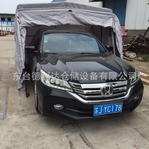 Delida Carport For Mercedes-Benz Outdoor Portable Garage Tent With Cloth Tarpaulin Manual Setup - Product Image 2