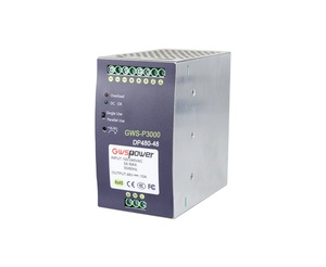 แหล่งจ่ายไฟอุตสาหกรรมแบบราง DC48V เอาต์พุตเดี่ยว480วัตต์10.0A % สำหรับเครือข่ายสวิตช์โดยใช้กล้องวงจรปิด - Product Image 4