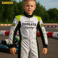 Race-Team Series Ensembles de costumes de course auto et moto unisexes respirants pour enfants % Polyester