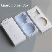 Boîte en papier recyclé personnalisée pour kit de chargeur de téléphone portable - Boîte cadeau pour l'électronique grand public avec fermeture magnétique et logo personnalisé