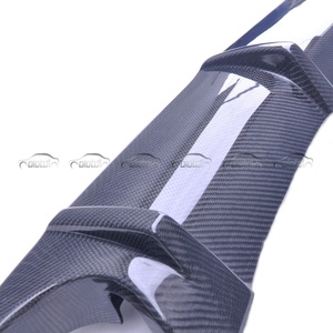 <b>Car</b> Parts Carbon Fiber Rear Bumper Shark Fin Spoiler Protector <b>Diffuser</b> <b>for</b> Mercedes Benz SL R230 2003-2008 - Product Image 3