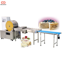 Machine automatique de fabrication de crêpes industrielles de haute qualité pour la production de peaux de popiah, de crêpes françaises et de gâteaux mille-feuilles, fabriquée en Chine