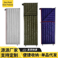 Saco de Dormir Tipo Momia -10C 800FP Ultraligero para Camping de Invierno