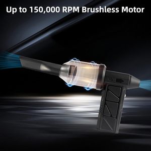 10W RPM 5000Pa 3-in-1 Brushless Motor <b>Car</b> Vacuum Cleaner with LED Light for Fan & Violent <b>Blower</b> for Hotel RV Outdoor Use - Product Image 2