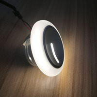 Lampe murale décorative LED moderne pour intérieur, éclairage encastré d'angle pour couloir, escalier, marche, corps en aluminium, 220V, LED Bridgelux