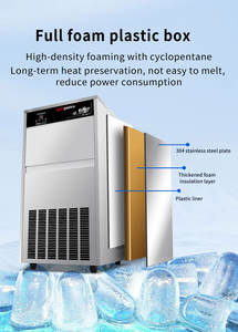 Commercial 150lb/24h pour Bullet Ice Maker Machine Lumière Automatique Intégré 220V Compresseur Moteur Noyau Bleu 50 Fourni 40 650W - Product Image 3