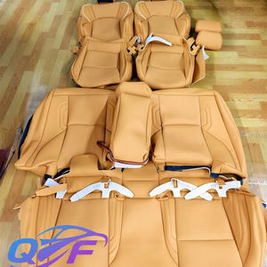 Funda de Asiento de Cuero con Diseño de Patrón de Diamantes para Toyota RV4/Highlander/Sequoia/FJ Cruiser/Land Cruiser Camry/<span class=keywords><strong>Corolla</strong></span>/Avalon/Yaris - Product Image 1