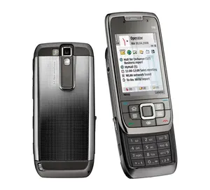 GSM-FIX 용 NOKIA E66 GSM 3G 휴대 전화 2.4 ''WiFi 3.15MP 라디오 슬라이더 핸드폰 러시아어 키보드 심비안 OS 스마트 폰