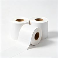 Étiquettes d'expédition personnalisées Haoxuan pour le commerce électronique, rouleaux d'autocollants imprimables en papier thermique direct pour la gestion des commandes