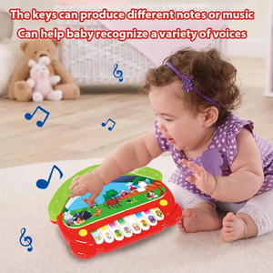 <span class=keywords><strong>Piano</strong></span> Musical Educativo <span class=keywords><strong>para</strong></span> Niños, Órgano Electrónico de Aprendizaje Temprano, Teclado con Forma de Casa de Dibujos Animados, Juguete <span class=keywords><strong>para</strong></span> Bebés - Product Image 4