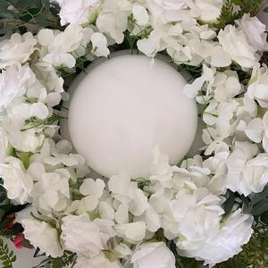50/60/70/80CM White Rose and Orchid Flower Ball <b>Wedding</b> Backdrop Decor Floral Table Flower Centerpieces Event Party <b>Props</b> - Product Image 4