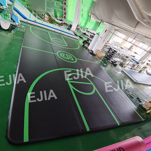 2024 deportes jugar gimnasio atletas pista de aire inflable piso Mat inflable <span class=keywords><strong>baloncesto</strong></span> cancha de fútbol Ejercicio de caída - Product Image 3