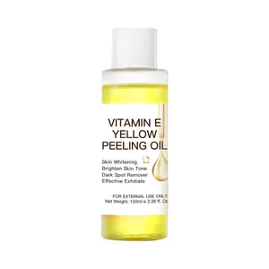 Oem Private Label Organic Entfernen Sie abgestorbene Haut Peeling White ning Yellow Peeling Oil