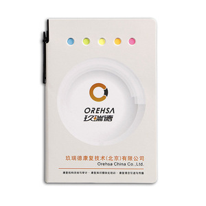Office School Supplies Customized Combination Memo Notepads Set with Self-Adhesive Sticky Notes Pad & Ball Pen 10x15cm Art Paper