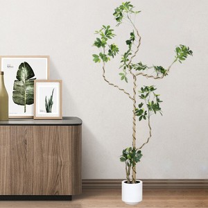 Plante artificielle Schefflera Dream Castle 100-200cm, arbre décoratif d'intérieur, décoration pour la maison et le bureau - Product Image 3