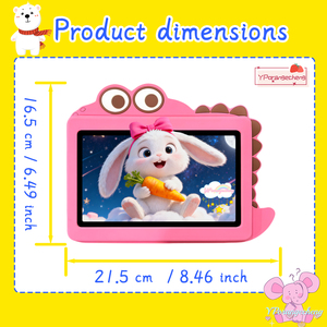 Tablette pour enfants Android 12 7 pouces la plus vendue, processeur quadricœur MTK 1,2 GHz, 2 Go de RAM, batterie 3000 mAh, Wi-Fi, résolution 1024x600, nouveau produit - Product Image 2