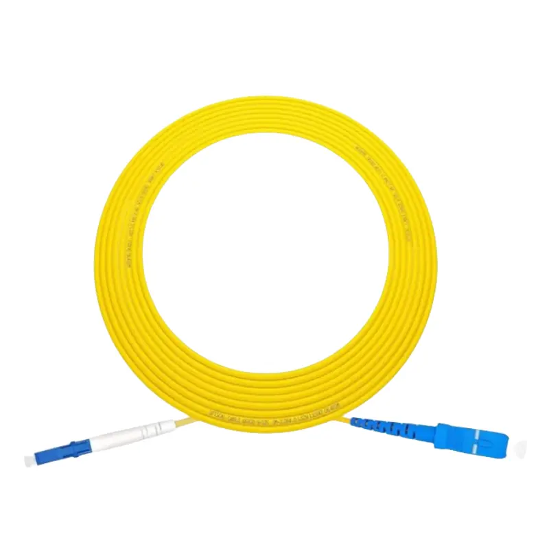 Factory supply Single Mode LC to SC Simplex 2.0mm Singlemode Fiber Optic Patch Cable