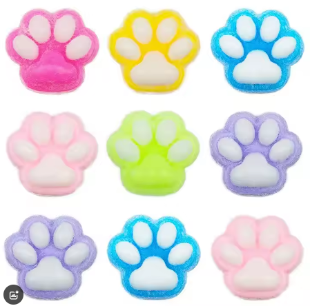 Wholesale TPR Cat Paw Toy Unique Gift Slow Rebound Hamster Claw Pinch Squeeze Toy for 5-7 Years Unisex Kids Factory Direct Sale