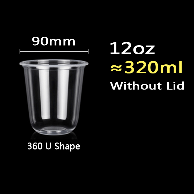 Taza de la forma de 90mm-12oz 360ml U