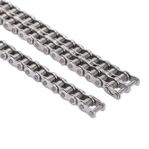 <span class=keywords><strong>Cadena</strong></span> de Rodillos Transportadores de Acero Inoxidable 304 de Doble Hilera y Paso Corto RS50 10B-2, Utilizada para Equipos de Transmisión - Product Image 2