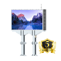 Panneau d'affichage Led Double face extérieur, 10 pouces, ip 65, panneau latéral de 2 faces pour publicité, mur vidéo numérique fixe