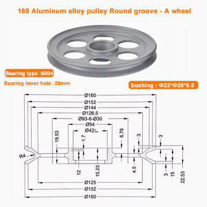 D160 depolama telli çark/rulman 6004 ile kasnak - Product Image 3