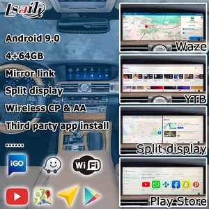 Boîtier d'interface Android CP AA pour Lexus LS600h LS460 avec interface vidéo de navigation 2012-2017 avec auto sans fil par Lsailt - Product Image 3