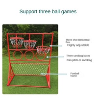 Direct usine, support de tir multifonctionnel en fonte pour enfants, pour paniers de basket et buts de football, pour l'extérieur
