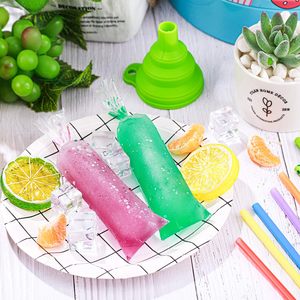 Ice Pop Bags - Ice Cream Bolis Sacs Pochette pour faire des bonbons, <span class=keywords><strong>Freeze</strong></span> <span class=keywords><strong>Pops</strong></span> - Product Image 5