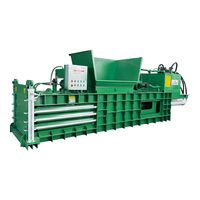 Presse à balles horizontale en acier, compacteur hydraulique pour le recyclage des déchets métalliques