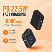 Batterie externe puissante 10000 mAh à charge rapide avec écran LED et câble intégré, vente en gros directe usine OEM/ODM B2B