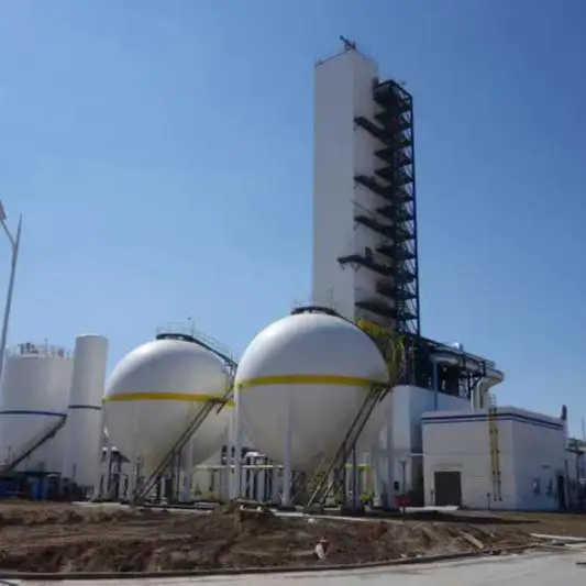 Unité de séparation d'air à haute sécurité Fiabilité Usine de séparation d'air cryogénique Réservoir de stockage de liquide d'usine d'azote cryogénique