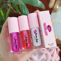 Baume à lèvres transparent rose végétalien tendance aux fruits, marque privée, hydratant, longue tenue, changeant de couleur, huile repulpante pour les lèvres