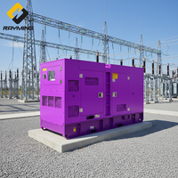 Groupe électrogène diesel silencieux à cadre ouvert, résistant aux intempéries, 500 kW, 625 kVA, démarrage automatique, 50 Hz, pour travaux de construction en extérieur