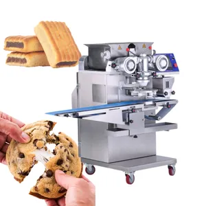 Beikn 날짜 바 쿠키 쌓기 및 충전 기계 박제 초콜릿 칩 쿠키 만들기 기계 무화과 뉴턴 쿠키 기계