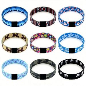 Pulseras de Velcro Tejidas con Logotipo Personalizado para Festivales de Música, Eventos Corporativos y Regalos Promocionales - Product Image 4