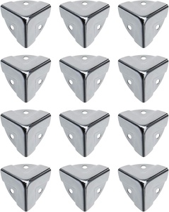 Pezzi di ricambio dell'incubatrice per uova protezioni per staffe angolari avvolgenti staffe di copertura per bordi angolari cromate per baule in legno petto Cas - Product Image 3