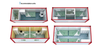 Maisons en conteneur Conception modulaire Construction à faible coût Bureaux préfabriqués