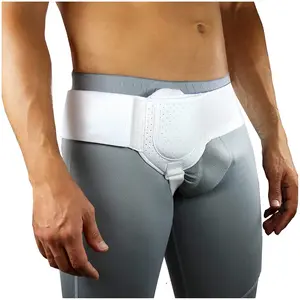 Thoát vị bẹn hỗ trợ vành đai tùy chỉnh chăm sóc sức khỏe Neoprene đàn hồi có thể điều chỉnh rốn bẹn Băng hỗ trợ thể thao thoát vị