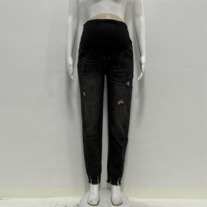 Pantaloni di jeans Skinny a vita alta regolabili <span class=keywords><strong>in</strong></span> <span class=keywords><strong>gravidanza</strong></span> <span class=keywords><strong>abbigliamento</strong></span> premaman per pantaloni premaman elasticizzati - Product Image 2