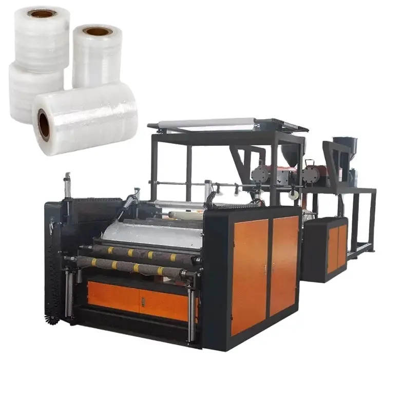 La macchina per film estensibile in PVC per uso alimentare prodotta in cina viene utilizzata per film in PVC di macchinari per attrezzature per linee di produzione di imballaggi alimentari