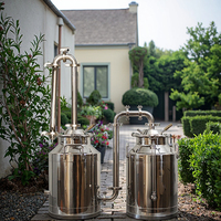 Professionnel 30L 50L Distillateur d'Huiles Essentielles en Acier Inoxydable Équipement de Distillation à Vapeur pour Lavande, Menthe Poivrée, Rose
