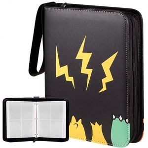 Classeur pour 400 cartes FX Wholesale |   Classeur à cartes à collectionner à 4 pochettes zippées pour le stockage en vrac - Product Image 2